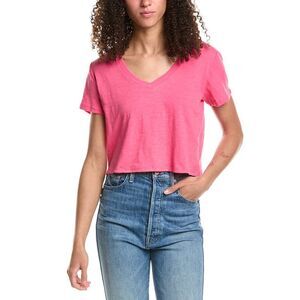 Katiejnyc Womens Courage Crop T-Shirt, Pink